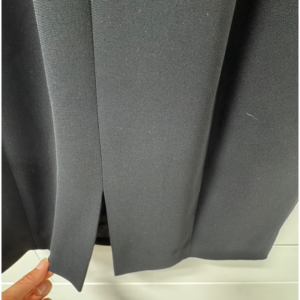 BCBGMAXAZRIA Silver Black Colorblock Bandage Sheath Dress Built-in Bra 15x38 - Picture 11 of 11
